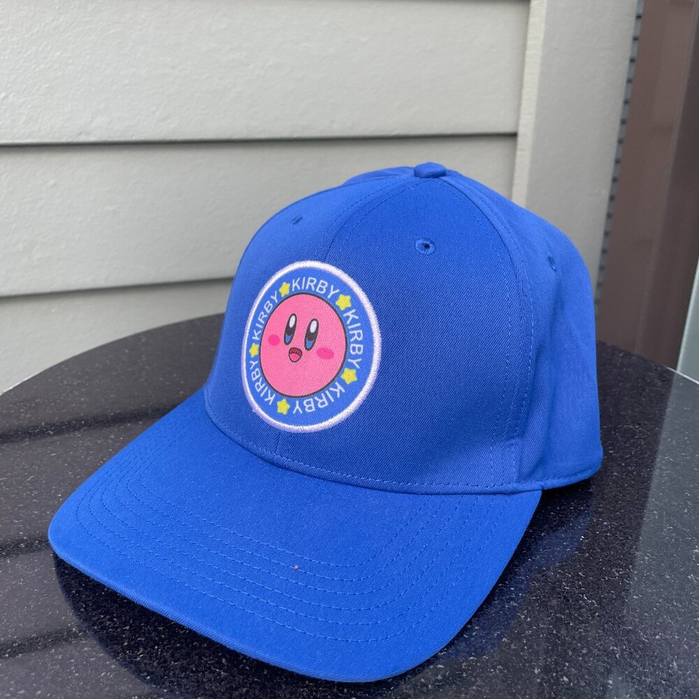 Kirby Nintendo Blue Baseball Hat